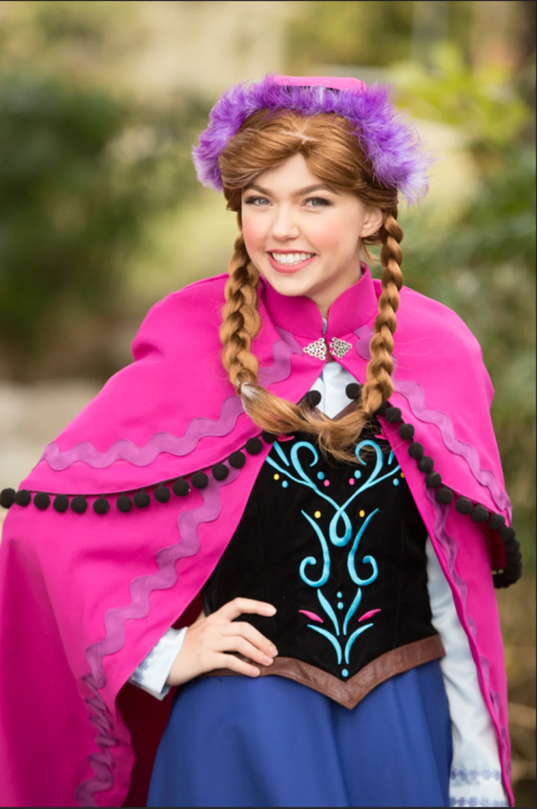 Snow Princess party character in Boston