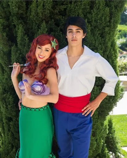 Little Mermaid party character in Boston