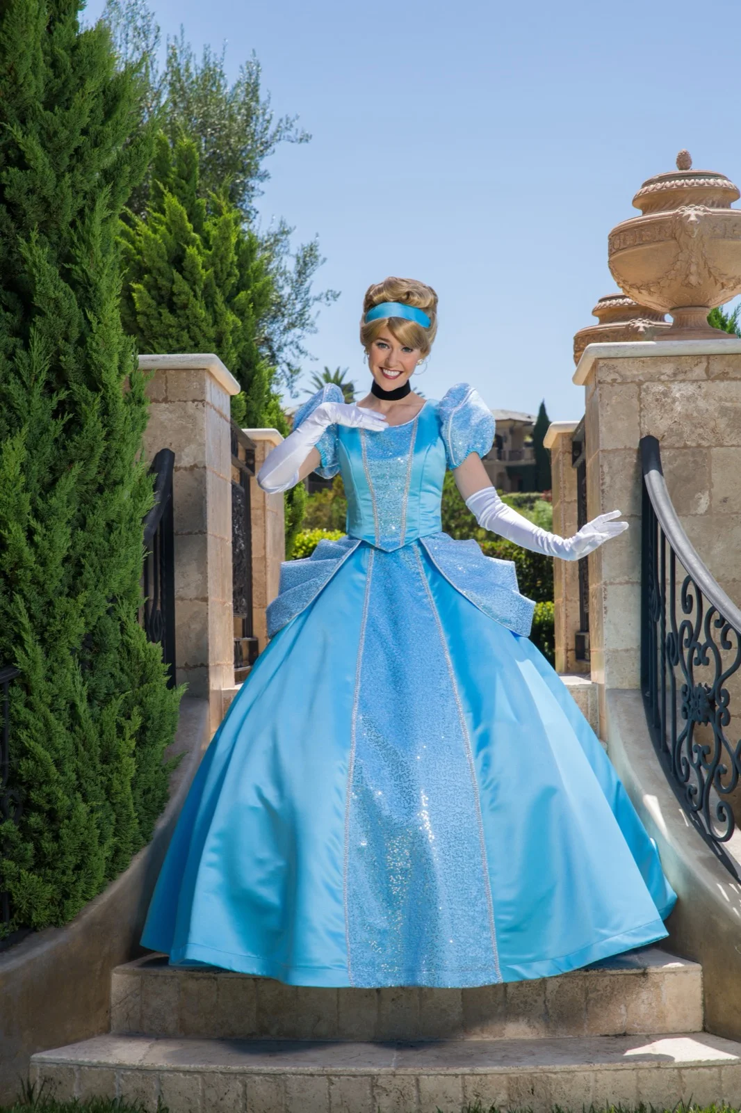 Glass Slipper Princess party character in Boston