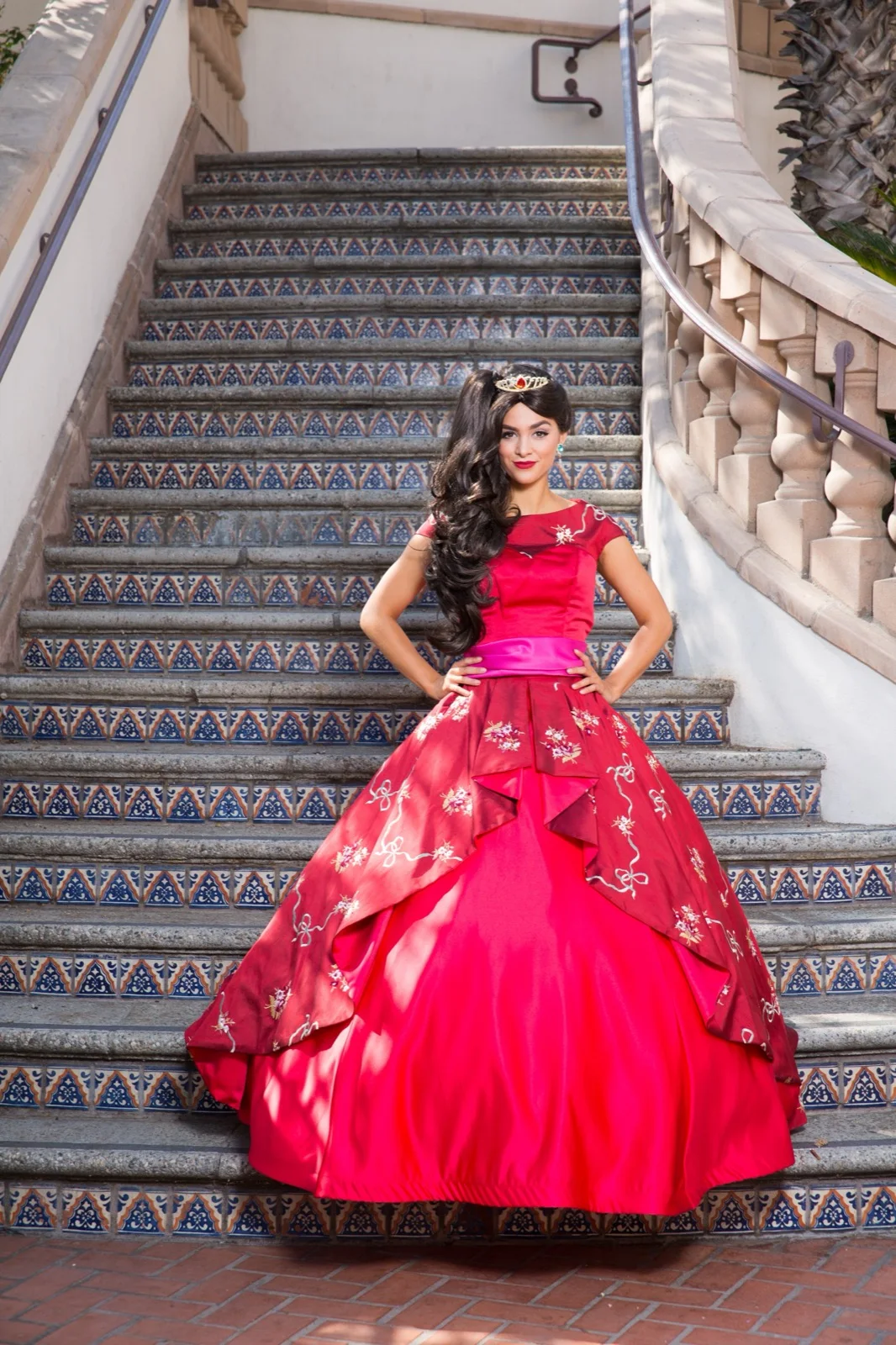 Latina Princess party character in Boston