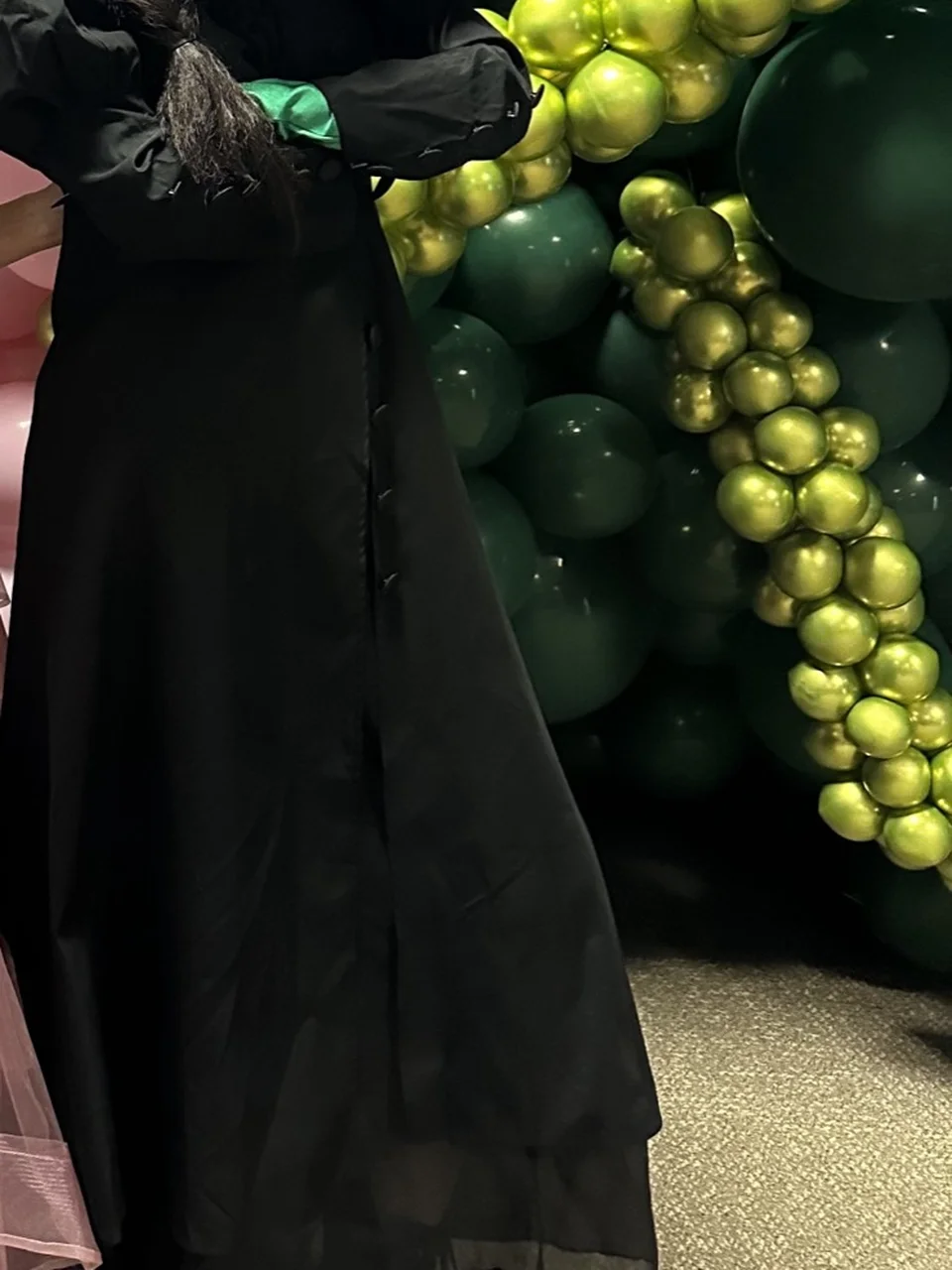 Emerald Witch party character in Boston