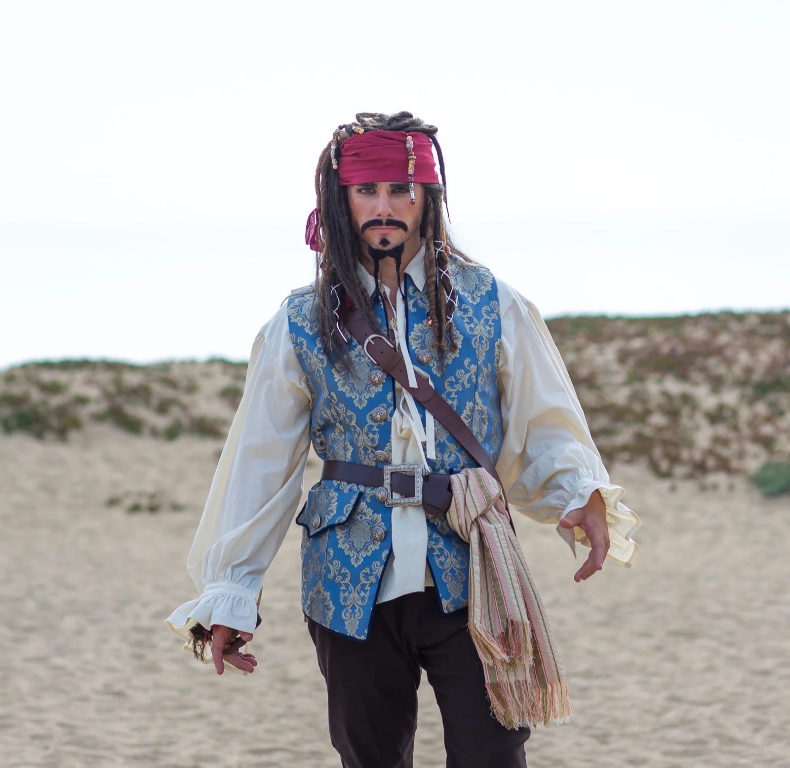 Pirate party character in Boston