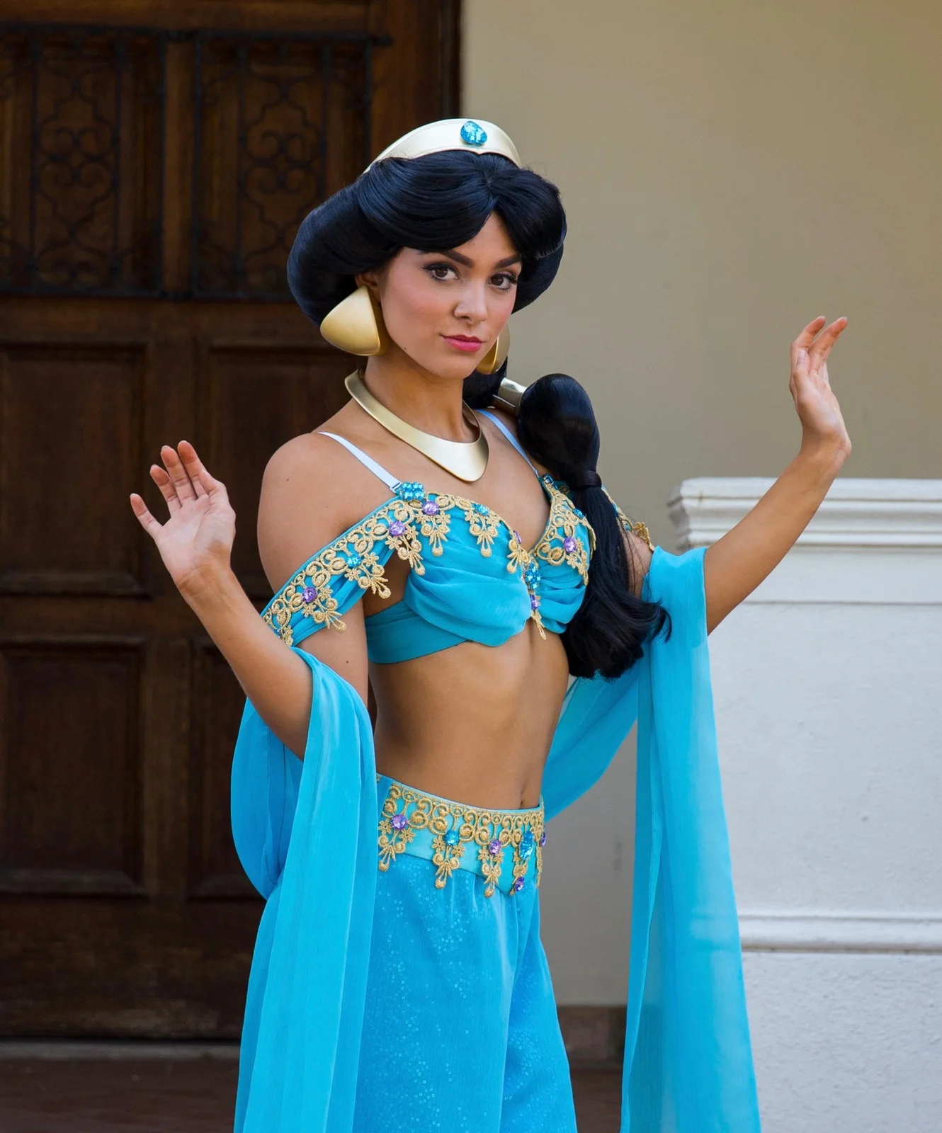 Arabian Princess party character in Boston
