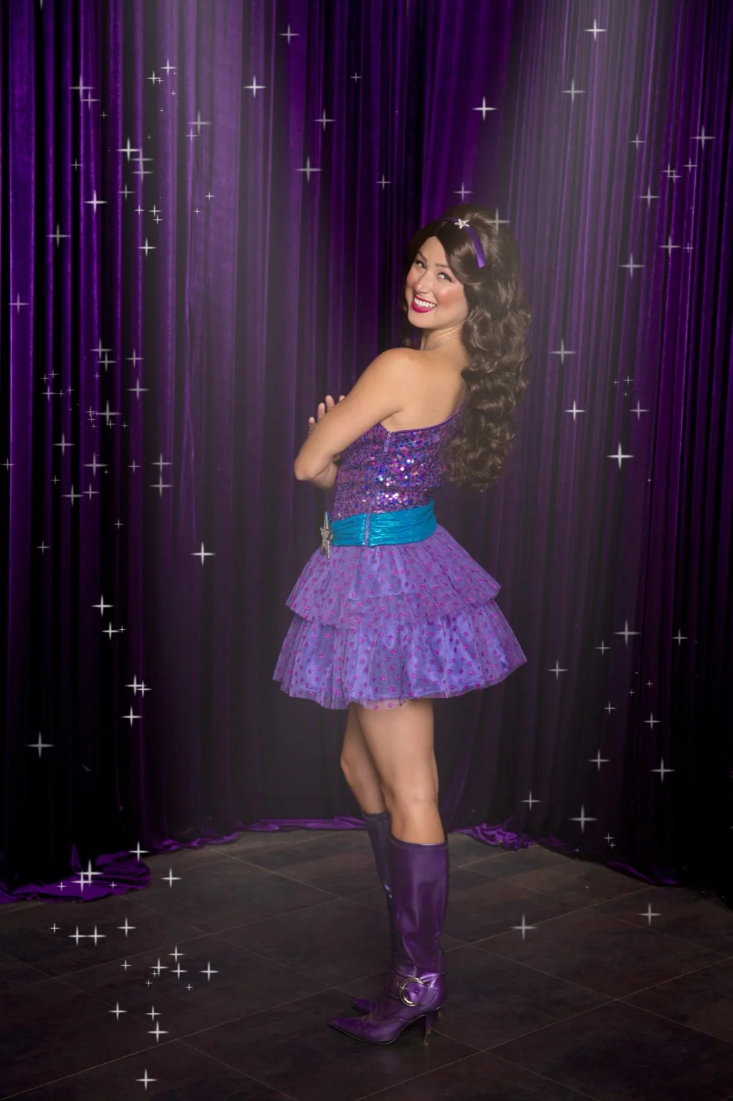Pop Star Princess party character in Boston