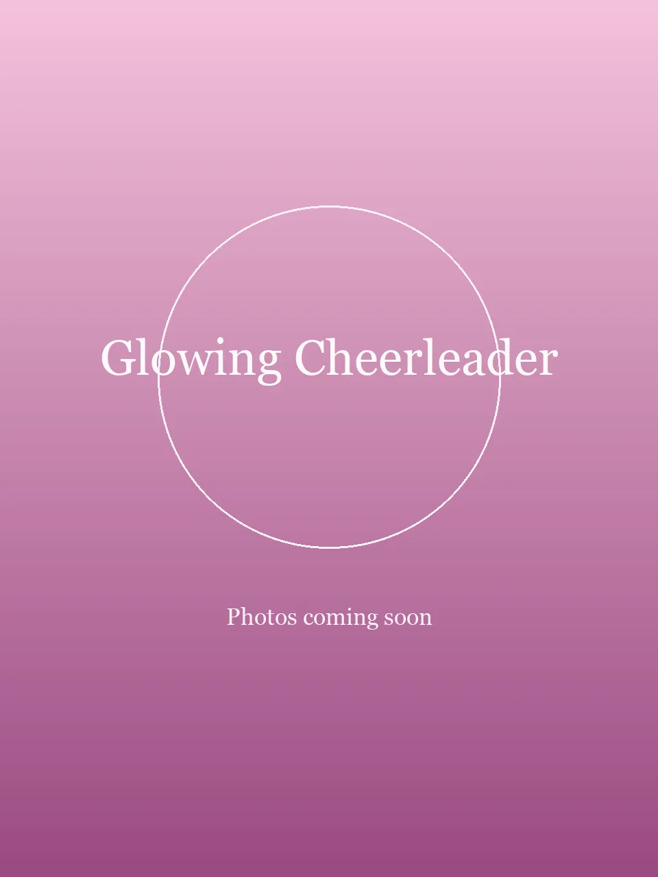 Glowing Cheerleader party character in Boston
