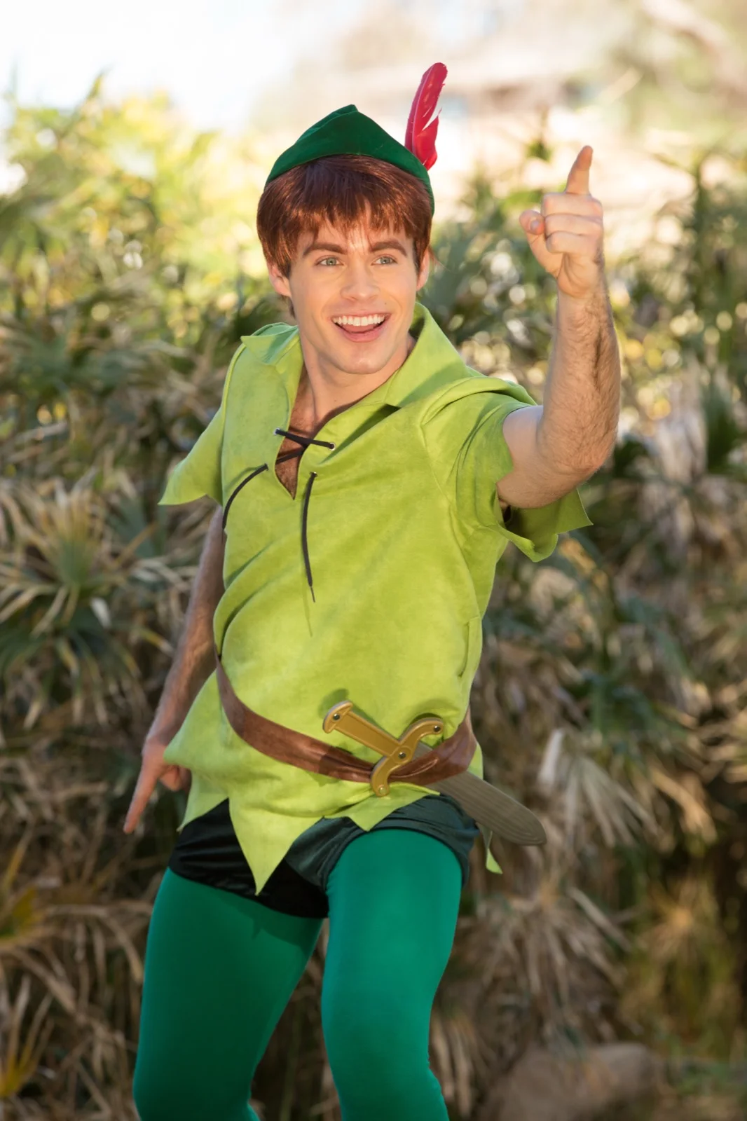 Neverland Boy party character in Boston