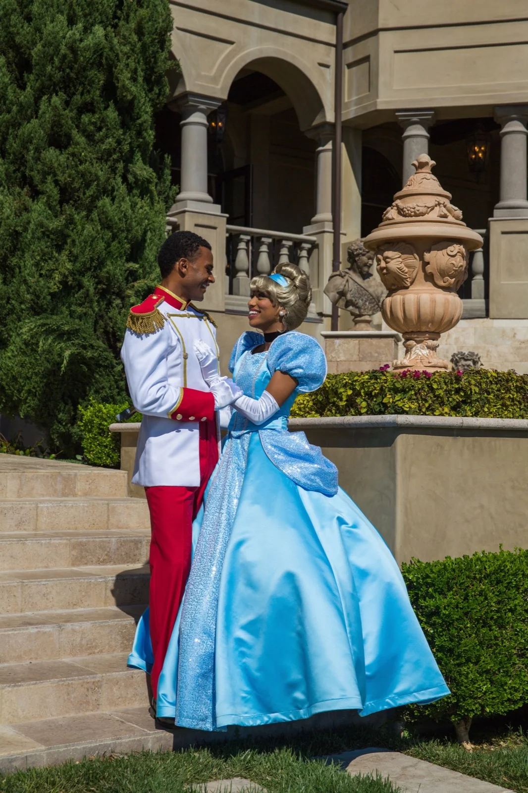 Prince Charming party character in Boston