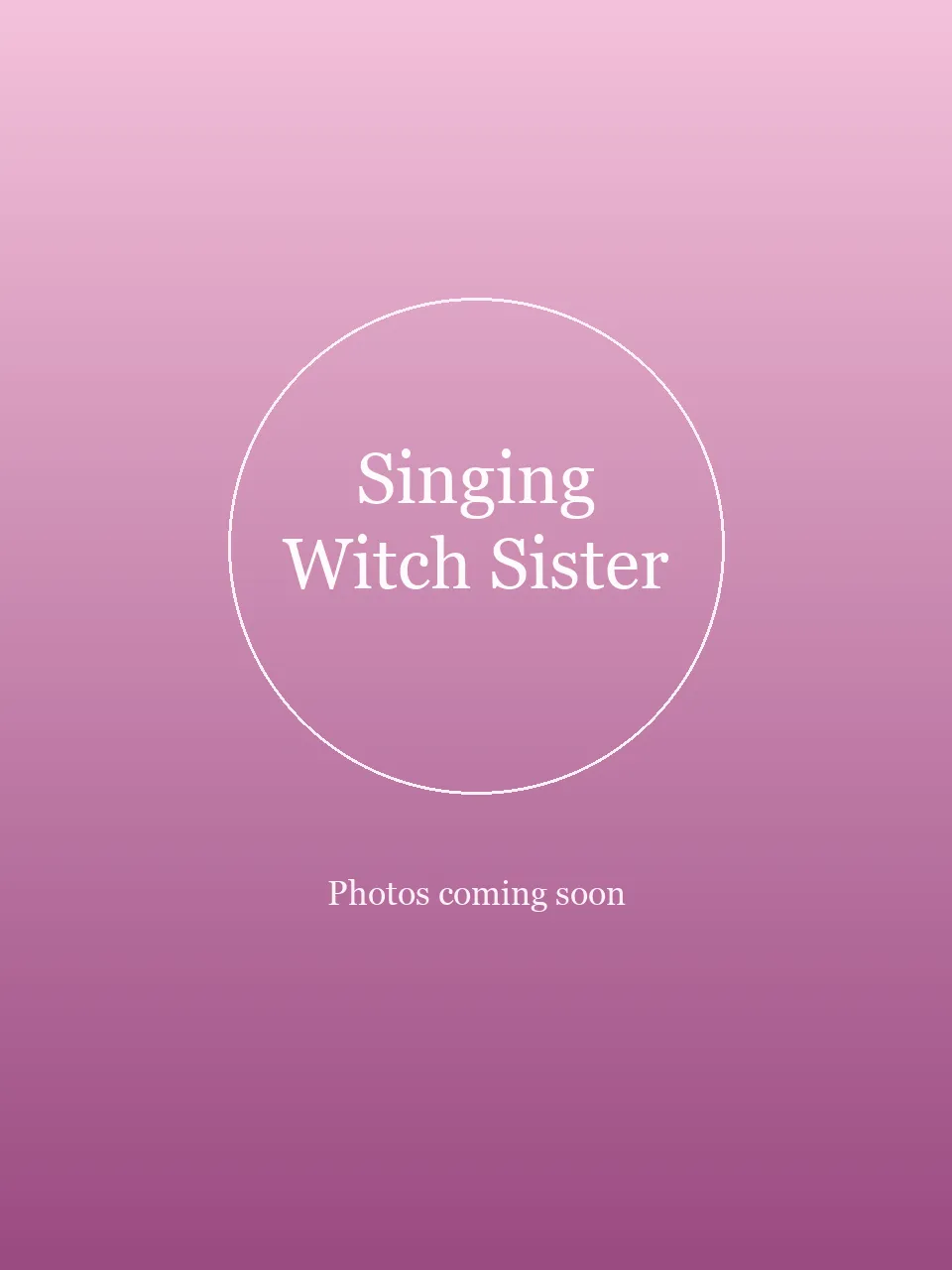 Singing Witch Sister party character in Boston