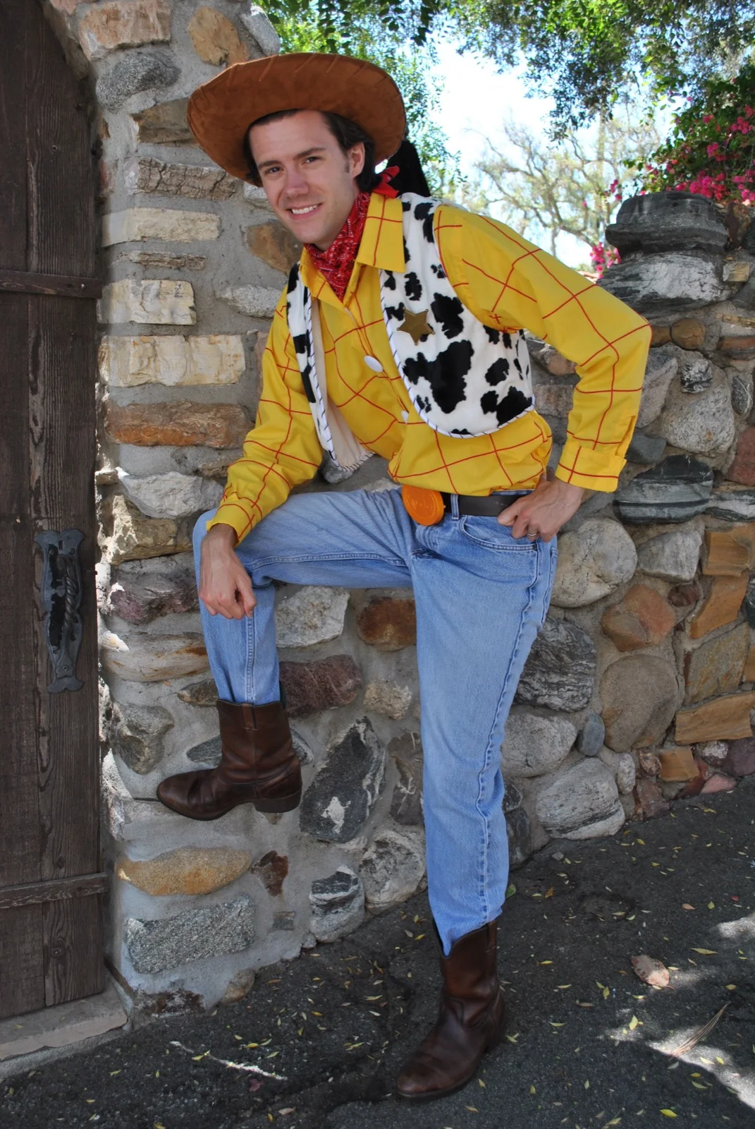 Cow Boy party character in Boston